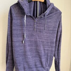 Cozy Women's Heathered Purple Hoodie
